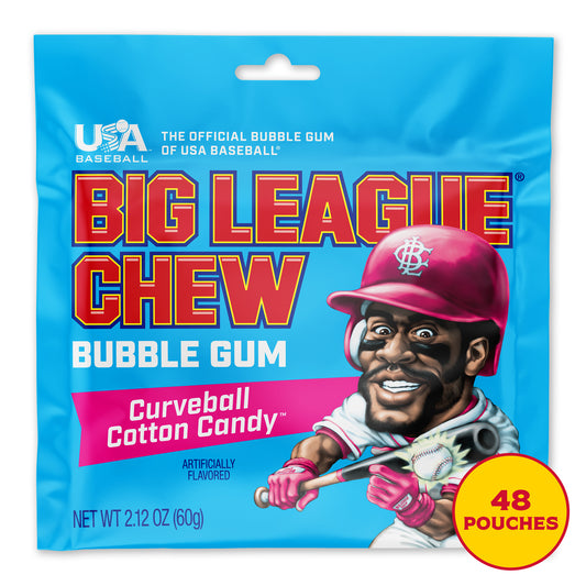 Curveball cotton candy 4ct case - 48 pouches