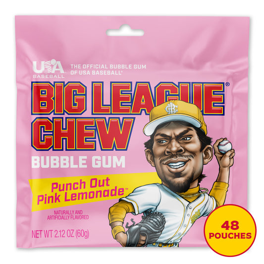 Punch out pink lemonade 4ct case - 48 pouches