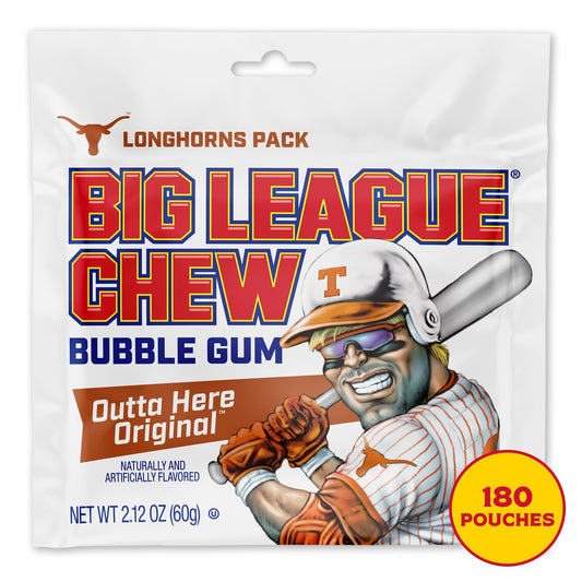 Outta Here Original Texas Longhorns Pack 12ct case - 180 pouches