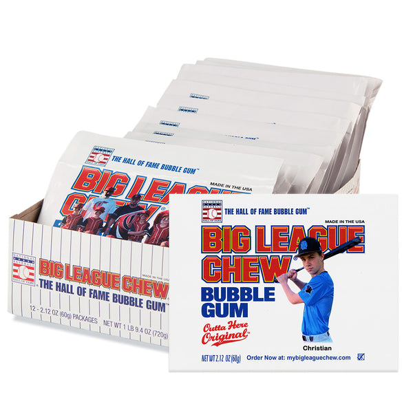 Personalized Big League Chew™ Pouches - 12 Pc.