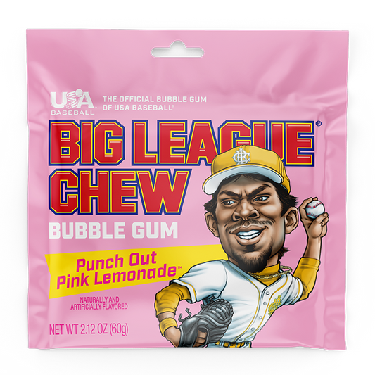 Big League Chew® Adds  a New Flavor to the Lineup:  Punch Out Pink Lemonade!