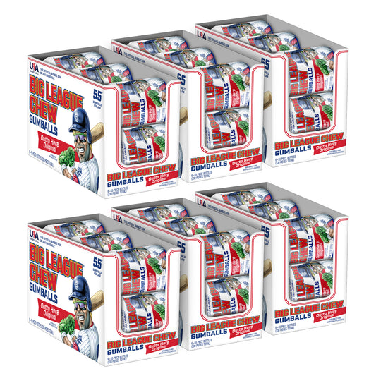 Outta here original  Mini bubble gum to go cups 6ct case - 36 cups
