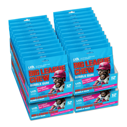 Curveball cotton candy 4ct case - 48 pouches