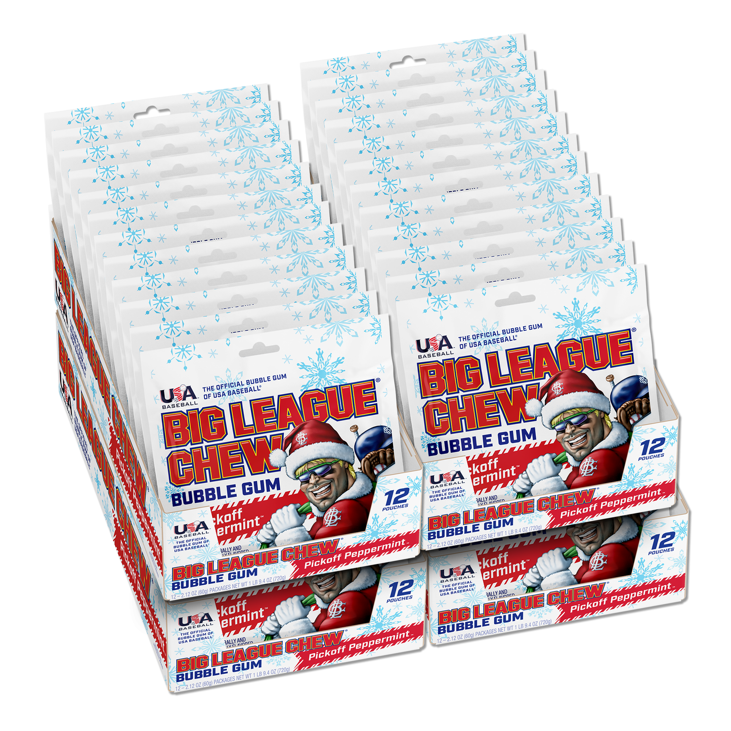 Pickoff peppermint 4ct case - 48 pouches