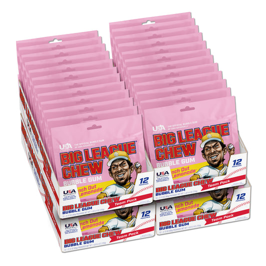 Punch out pink lemonade 4ct case - 48 pouches
