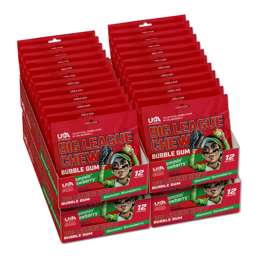 Slammin’ strawberry 4ct case - 48 pouches