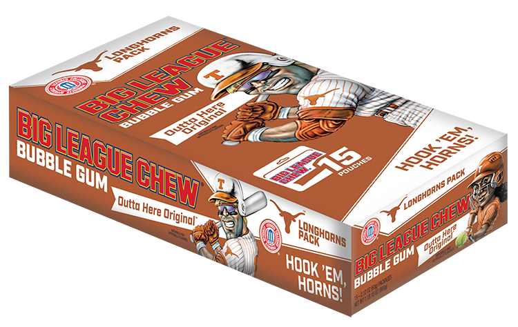 Outta Here Original Texas Longhorns Pack 12ct case - 180 pouches