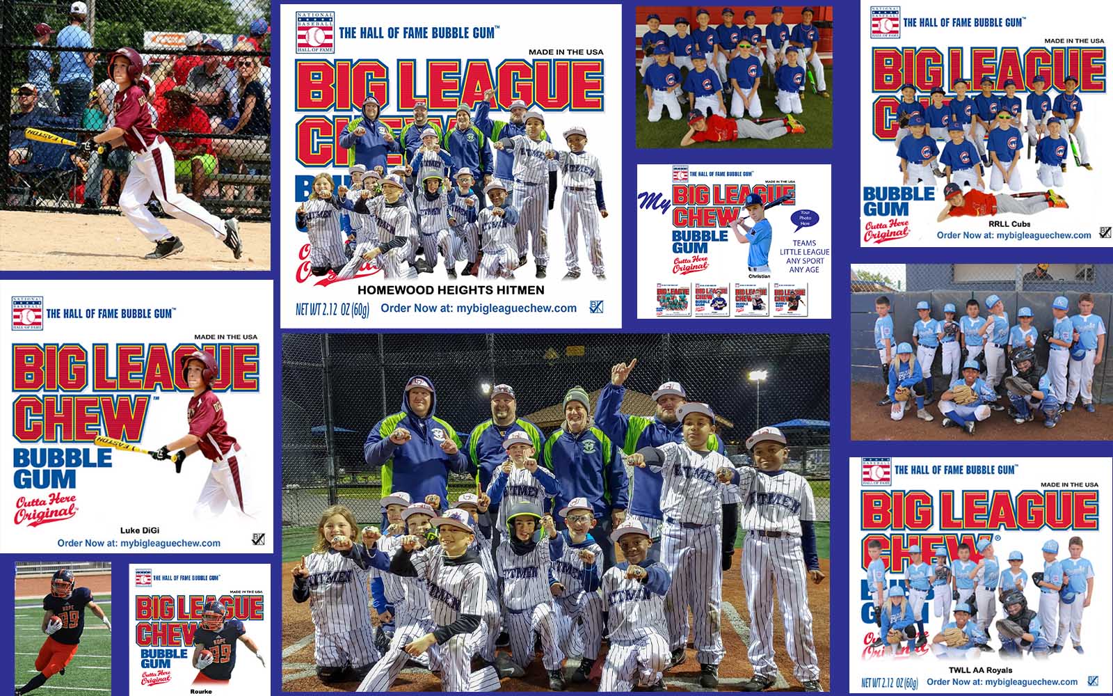 Personalized Big League Chew - 12-Mini Posters - My Big League Chew