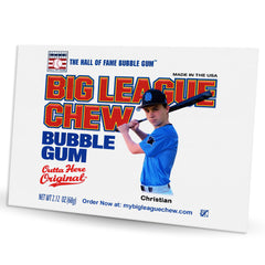 BIG LEAGUE CHEW Bubble Gum Vintage Poster Vintage Baseball 